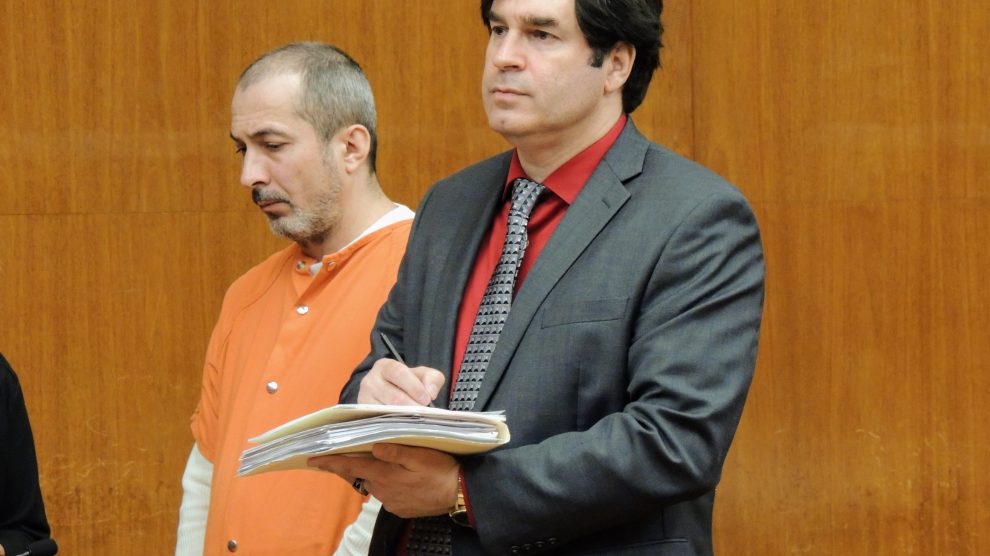 Defense attorney Ron Bar-Nadav of Hackensack, Adrian Voiculescu -- aka Edward Ene.