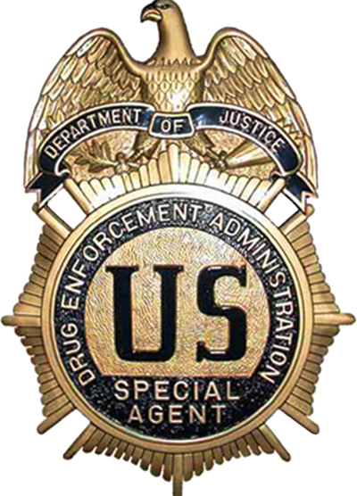 DEA Badge AttornyWeekly.com Copywrite